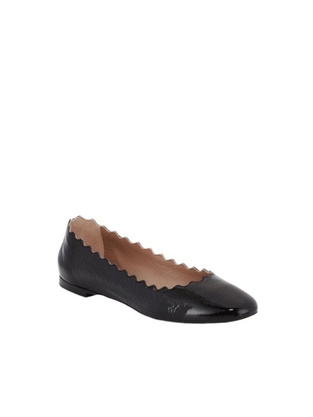 Chloe Lauren scalloped flats. Size 36.5. NWB!!